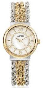 Aspen Feminine Exclusive Analog Gold Dial Women's Watch AP1732