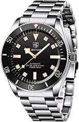 BENYAR Fashion Men's Automatic Watches Stainless Steel Men Wristwatches 100M Deep Waterproof Men Mechanical Watches for Men Sports Luminous Watches