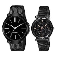 Branded Stylish Unisex Watch for Boy's & Girl's Wrist Watch for Men & Women Couple Gift Watch | Combo of 2