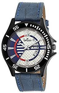 Britton Expedition White Dial Analog Watch For Men BR GR168 WHT BLU