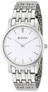 Bulova Classic Analog Silver Dial Men's Watch 96A115
