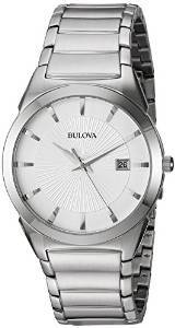 Bulova Classic Analog Silver Dial Men's Watch 96B015