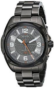 Bulova Precisionist Analog Grey Dial Men's Watch 98B225
