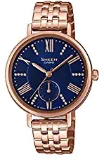 Casio Analog Blue Dial Women's Watch SHE 3066PG 2AUDF SX237