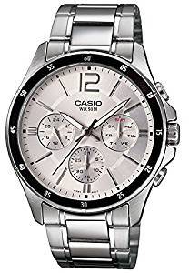 Casio Enticer Men Multi Dial White Watch MTP 1374D 7AVDF A833