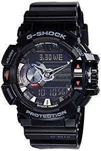 Casio G Shock Analog Digital Black Dial Men's Watch GBA 400 1ADR G556