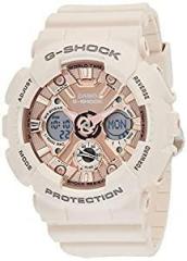 Casio G Shock for Women Analog Digital Rose Gold Dial Watch GMA S120MF 4ADR G732