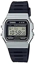 Casio Vintage Series Digital Black Dial Men's Watch F 91WM 7ADF D141