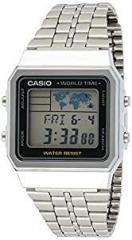 Casio Vintage Series Digital Grey Square Unisex Watch A500WA 1DF
