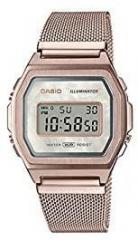 Casio Vintage Series Digital Rose Gold Dial Unisex's Watch A1000MCG 9EF D195