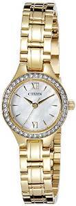 Citizen Analog Mother of Pearl Dial Women's Watch EJ6092 58D