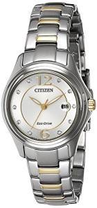 Citizen Eco Drive Analogue Silver Dial Women's Watch FE1134 54A