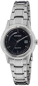 Citizen Eco Drive Analog Black Dial Women's Watch FE1030 50E