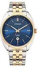 Citizen Quartz Analog Blue Dial Men's Watch BI5096 53L