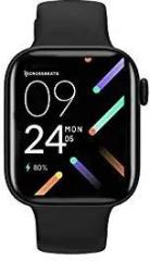 CrossBeats Crossbeats Ignite GRIT Smart Watch, 1.75 AMOLED Display with Advanced Bluetooth Calling, Rotating Crown, AI Health Sensors, 150+ Sports Modes, 250+Watch Faces, in Built Games, 15 Days Battery Black