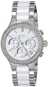 DKNY Chambers Chronograph White Dial Women's Watch NY8181I
