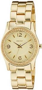 DKNY Designer Analog Gold Dial Women's Watch NY8308