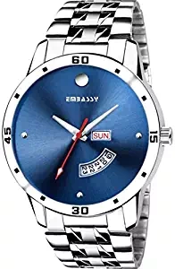 Embassy Blue Dial Shaded Watch for Boys/Watches for Mens
