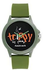 Fastrack Analog Black Dial Unisex Adult Watch 38024PP38