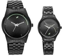 Fastrack Analog Black Dial Unisex's Casual Watch