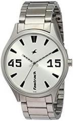 Fastrack Analog Silver Dial Men's Watch 3229SM03 / 3229SM03