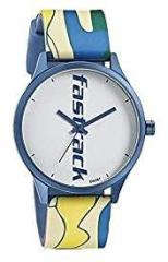Fastrack Analog White Dial Unisex's Watch 68031AP06