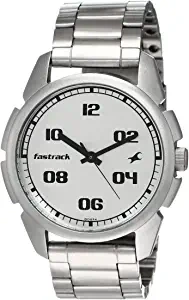 Fastrack Casual Analog Silver Dial Men's Watch NK3124SM01