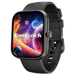 Fastrack Limitless Fs2 with 1.91 inch Super Ultravu Display|Bt Calling|Advanced ATS Chipset|Functional Crown|320X385 Pixel Resolution|100+ Sports Mode & Watchfaces|Calculator|Ip68 Smartwatch, Black
