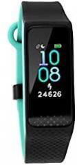 Fastrack reflex 3.0 Black & Turquoise Uni sex activity tracker Full touch, color display, Heart rate monitor, Dual tone silicone strap and up to 10 days battery life