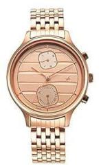 Fastrack Rose Gold Dial Analog Watch for Women NR6207WM02
