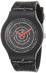 Fastrack Unisex Silicone Black Dial Analog Watch 9915Pp101, Band Color Black