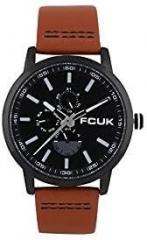FCUK Analog Black Dial Men's Watch FK0006C