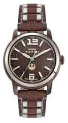 Fossil Analog Brown Dial Unisex's Watch LE1165SET