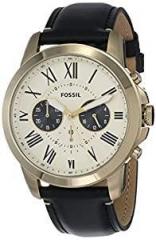 Fossil Analog Off White Dial Men's Watch FS5272