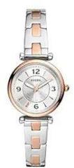 Fossil Carlie Analog Silver Dial Women's Watch ES5201