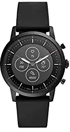 Fossil Collider Hybrid Hr Smartwatch Black Dial Men's Watch FTW7010