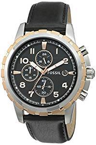 Fossil Dean Chronograph Black Dial Men's Watch FS4545