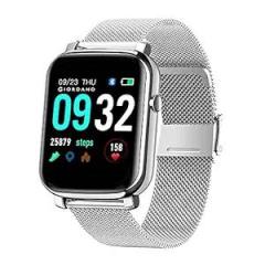 Giordano Grey Unisex Smart Watch. You get Access to a 1.3 inch Display, Heart Rate | Oxygen Saturation and Sleep Monitoring, Multiple Modes | IP68 Water Resistance with Two Straps