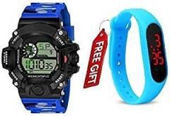 Green Scapper Army Shockproof Waterproof Digital Sports Watch for Men's Kids Sports Watch for Boys Military Army Watch for Boys Big militry Green & Square Watch 5620
