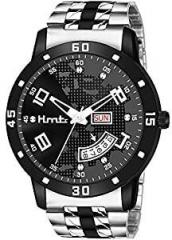 HMTr 7084 BLACK Smart Day & Date Stainless Steel Analog Men's Watch