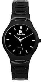 Iik Collection Analogue Black Dial Unisex Watch Iik 090M