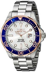 Invicta Pro Diver Analog Silver Dial Men's Watch 14544