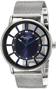 Kenneth Cole Transparency Analog Blue Dial Men's Watch KC9207