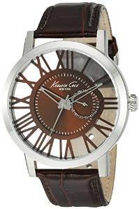 Kenneth Cole Transparency Analog Brown Dial Men's Watch 10020811