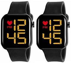 Kytsch Day Time Led Lights Digital Watches for Unisex Stylish Combo