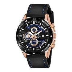Luxury Business Casual Party Wear Leather Chronograph Date Display Watch for Men | Working Chronograph Watch for Men 556
