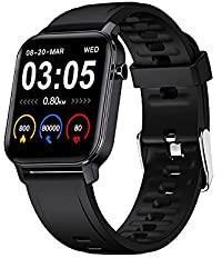 Maxima Max Pro X2 Smartwatch with Oximeter Function for SpO2, 1.4 inch Full Touch Screen with 2.5 D Curved, Heart Rate Monitoring, Up to 10 Day Battery Life, Doorstep Service Assistance