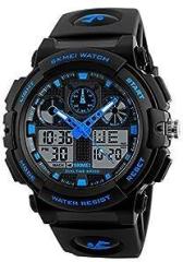 Mens Men's Sports Watch, Large Face Waterproof Dual Time Stopwatch Alarm LED Back Light Count Down Wrist Watch 1270