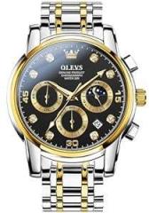 OLEVS Chronograph Analogue Men s Luxury Watch Black Dial
