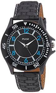 Pulse Analog Black Dial Men's Watch PL0306